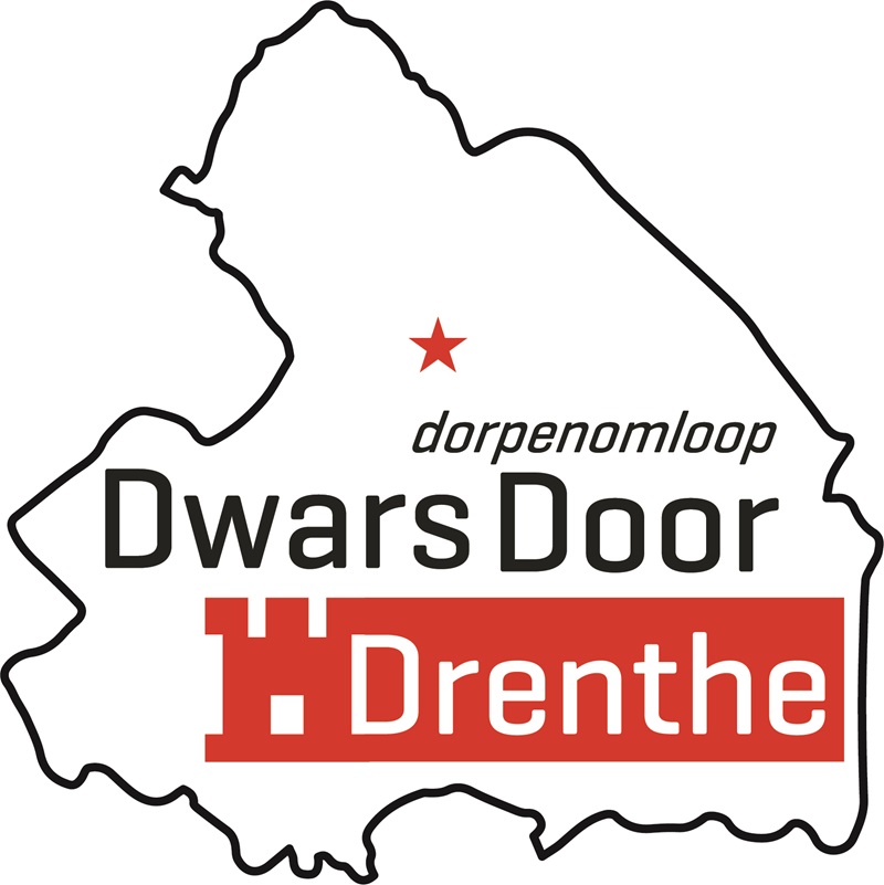 Logo dorpenomloop Dwars door Drenthe